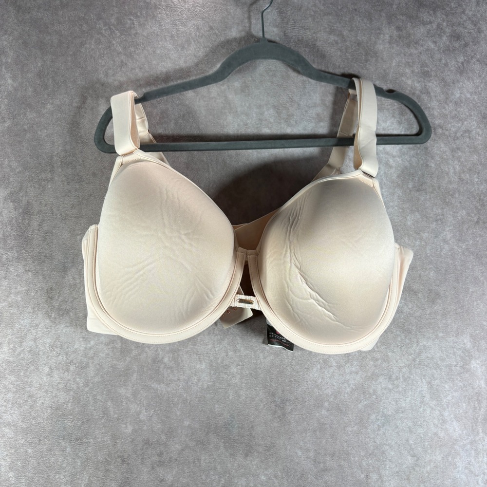 SHEFIT Bra Womens 18 2LUXE Soft Pink Unconventional T-Shirt‎ Bra Adjustable NEW